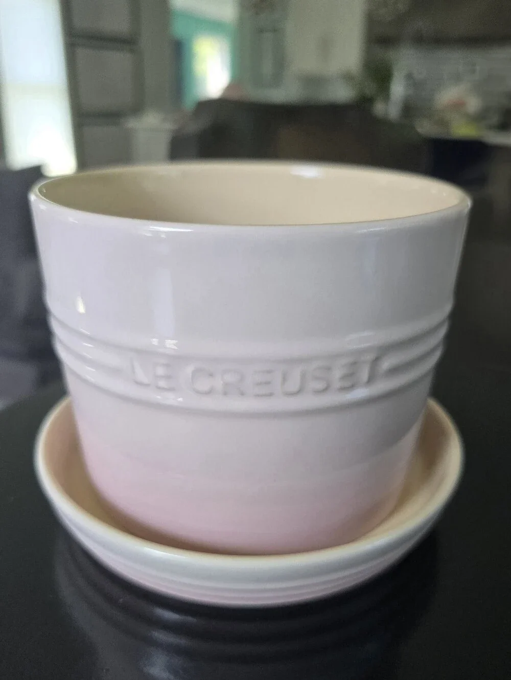 Le Creuset Shell Pink Herb Planter, 14 cm